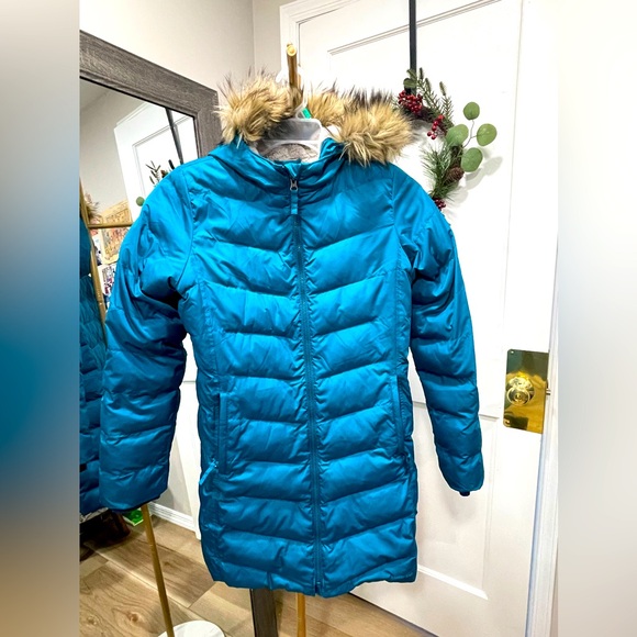 Girls Fleece Lined Parka - Picture 3 of 6